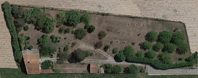 l'Antre Des Vices, gites BDSM près de Valence en Rhone-Alpes vue du ciel
